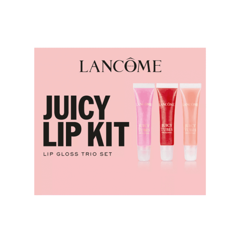 15-LANC-LIGL-3PC Lancome Juicy Lip Kit Lip Gloss Trio Makeup Gift Set