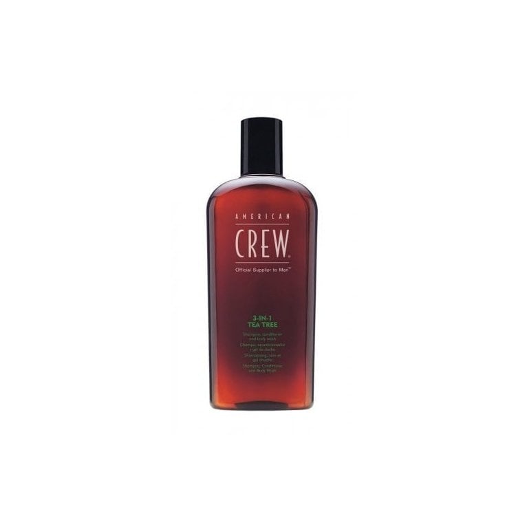 American Crew  Classic Tea Tree 3-In-1 Shampoo, Conditioner and Body Wash 450ml