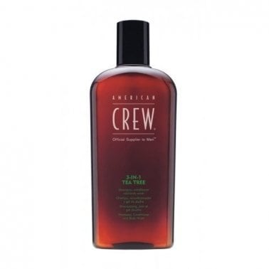 American Crew Classic Tea Tree 3-In-1 Shampoo, Conditioner and Body Wash 450ml
