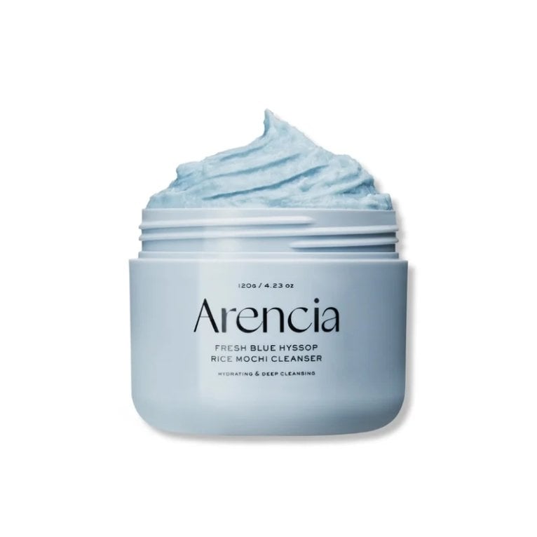 Arencia  Fresh Blue Hyssop Mochi Cleanser 120g