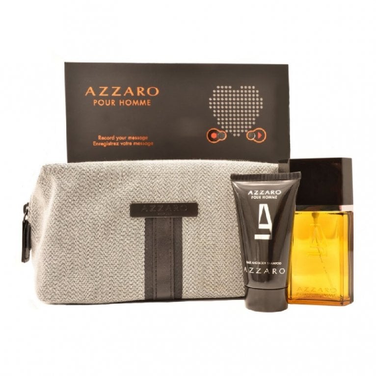Azaroo Gift Azzaro Pour Homme - Gift Set With 50m EDT Spray, and 50ml Shower Gel