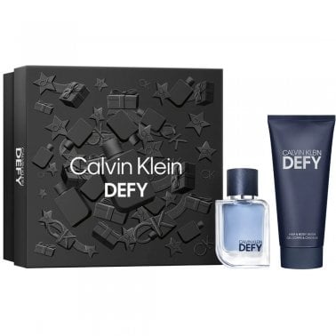 Calvin Klein Defy For Men - Gift Set With 50ml EDT Spray and 100ml Shower Gel