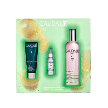 Caudalie Beauty Elixir Prep & Glow Bestsellers Trio Gift Set