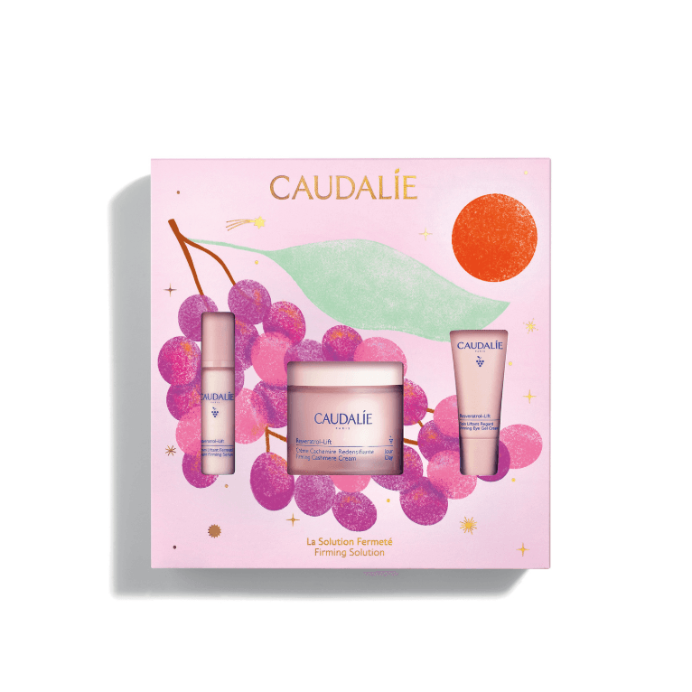 Caudalie  Firming Solution Gift Set Xmas 2026 - Cashmere Cream 50ml, Serum 10ml & Eye Cream 5ml