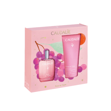 Caudalie Rose des Vignes Gift Set Xmas 2026 - 50ml Fragrance & 200ml Shower Gel