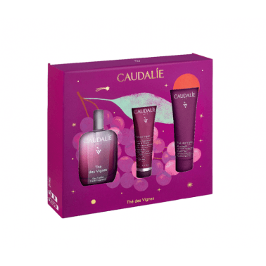 Caudalie The des Vignes Gift Set Xmas 2026 - 50ml Fragrance, 50ml Shower Gel & 30ml Hand Cream