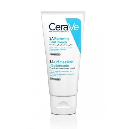 CeraVe SA Renewing Foot Cream 88ml For Extremely Dry, Rough, Bumpy Skin