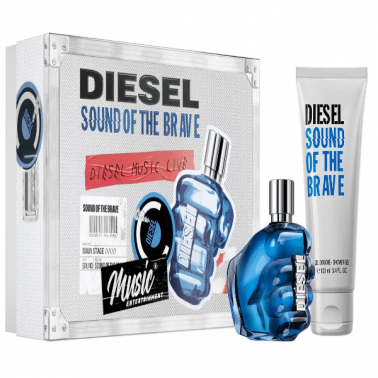 Diesel Sound of the Brave 2021 - Gift Set With 50ml EDT Spray and 100ml Shower Gel