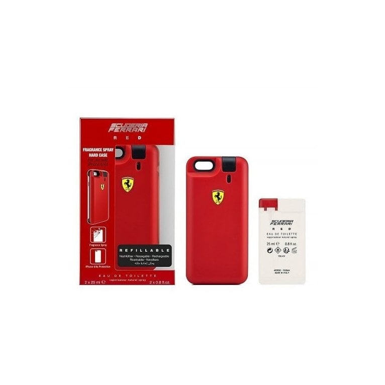 Ferrari  Red Gift Set - 25ml x 2 Eau De Toilette Spray With IPhone 6 Case