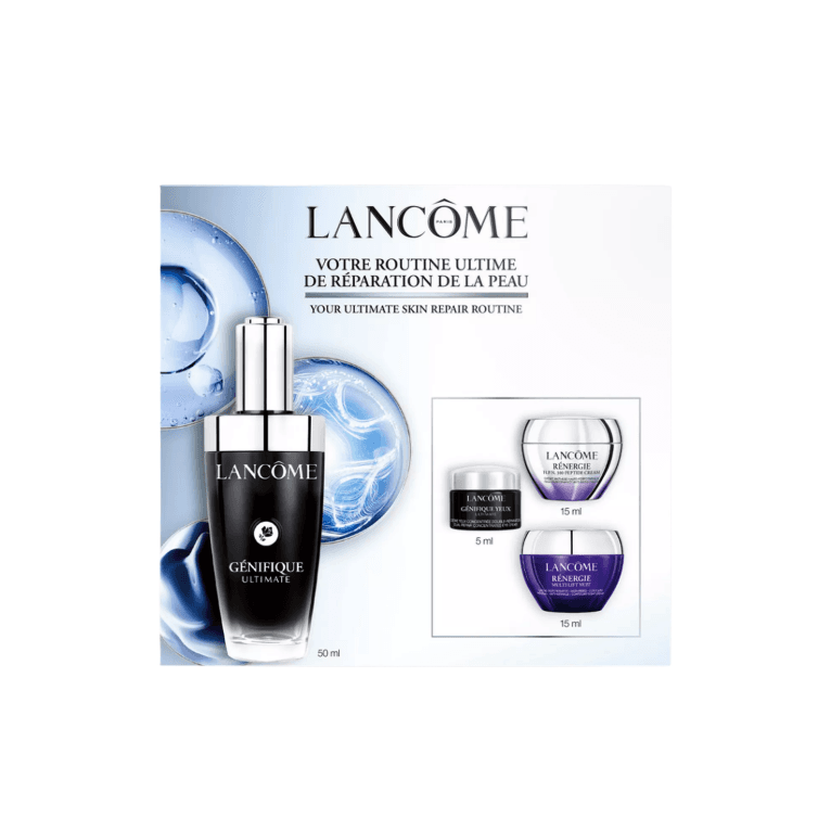 Lancome  Genifique Ultimate Set 2026 - Serum 50ml, Peptide Cream 15ml, Multi-Lift Night Cream 15ml & Eye Cream 5ml