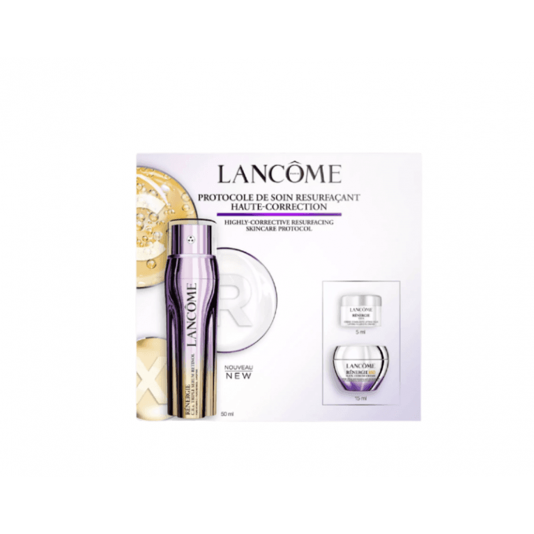 Lancome  Renergie Triple Serum Set 2026 - Retinol Serum 50ml, UVMUNE SPF50 Cream 15ml & Eye Cream 5ml