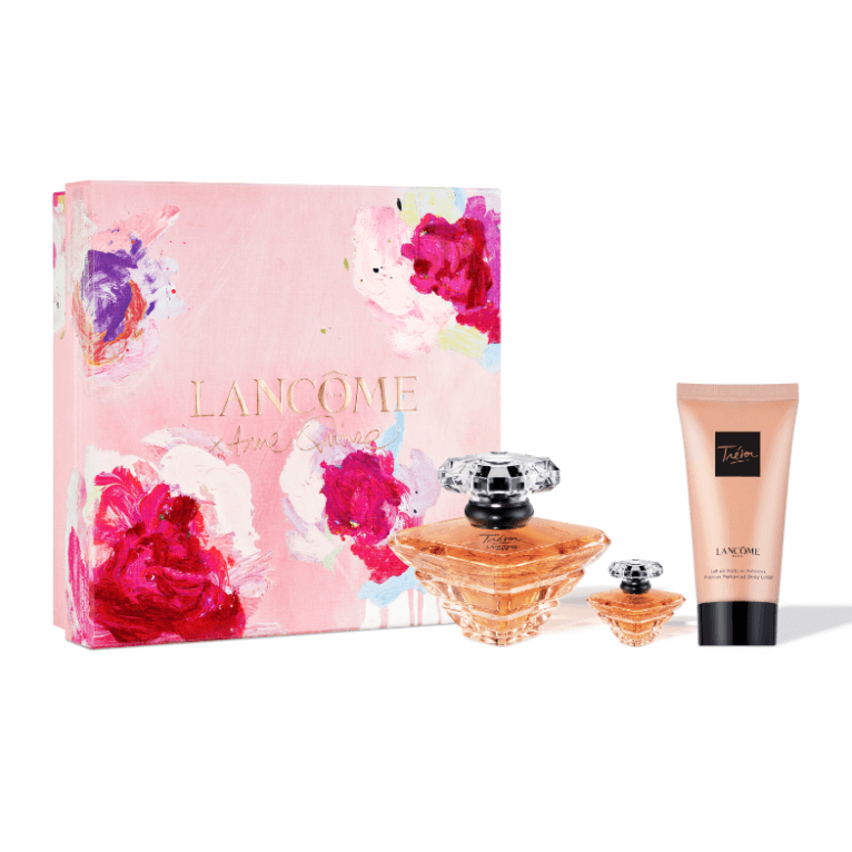 Lancome  Tresor 30ml EDP Spray + 7.5ml EDP Spray + 50ml B/L Set