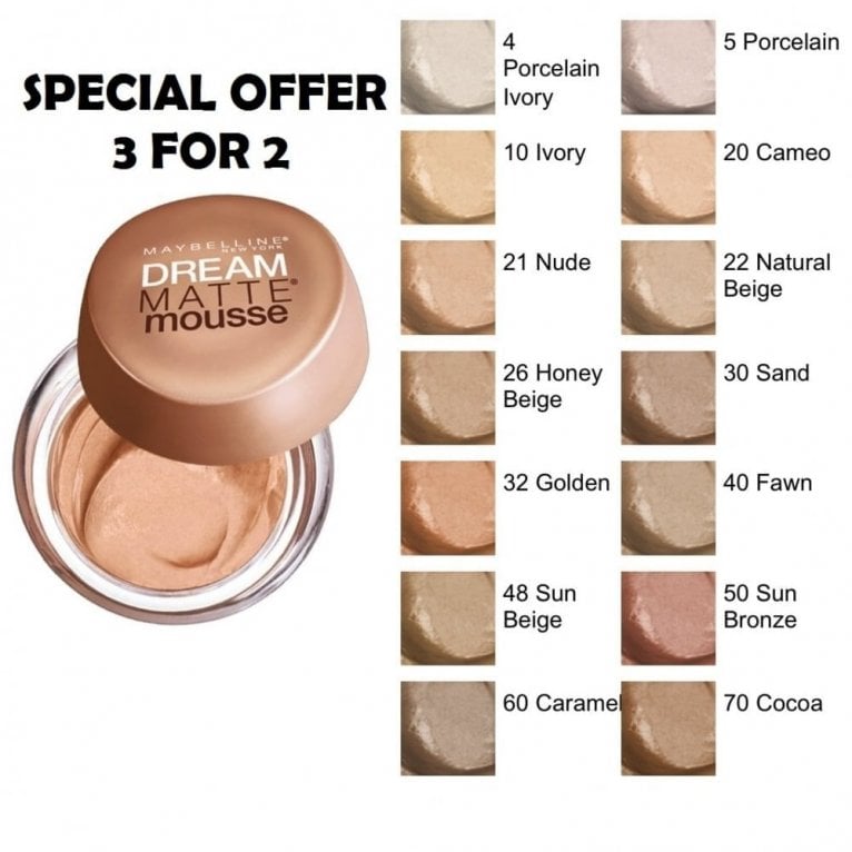 Maybelline  Dream Matte Mousse Foundation - 040 Fawn.