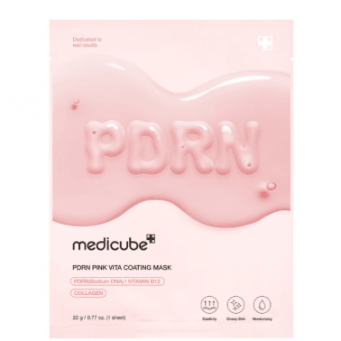 Medicube PDRN Pink Vita Coating Sheet Mask 22g
