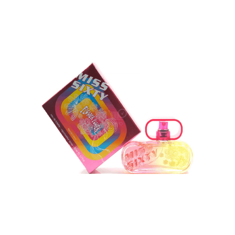 Miss Sixty  flower power special edition 50ml edt spray *damaged box*