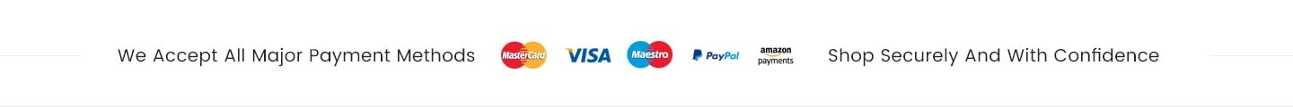 We Accept All Major Payment Methods Shop Securely And With Confidence