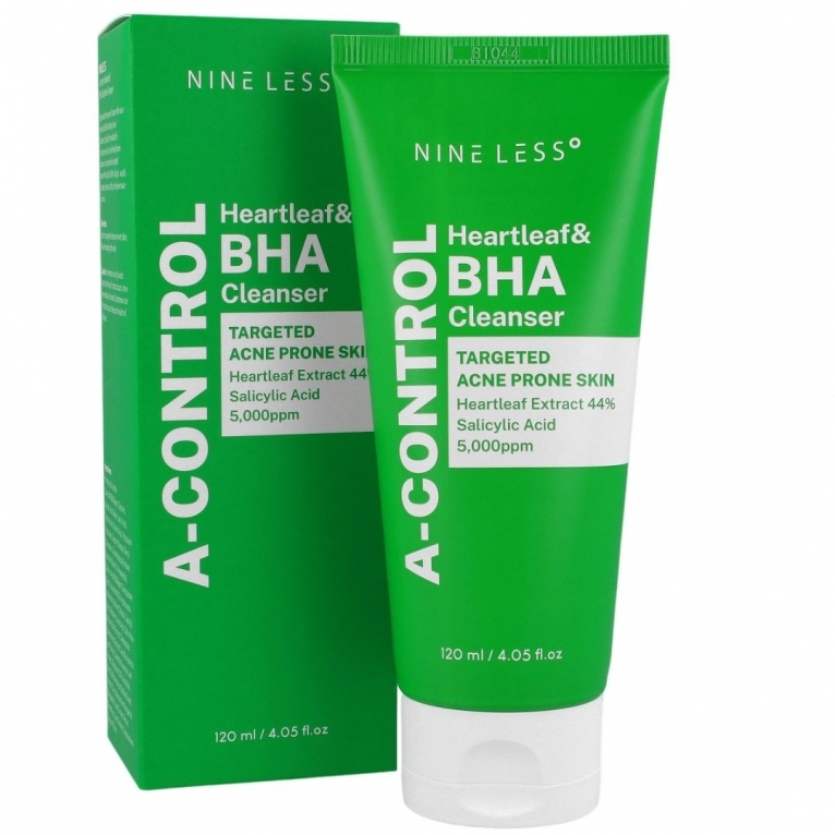 Nineless  A-Control Heartleaf & BHA Cleanser 120ml
