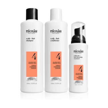 Nioxin System 4  Trial Kit Shampoo 150ml + Conditioner 150ml + Scalp & Hair Treatment 40ml