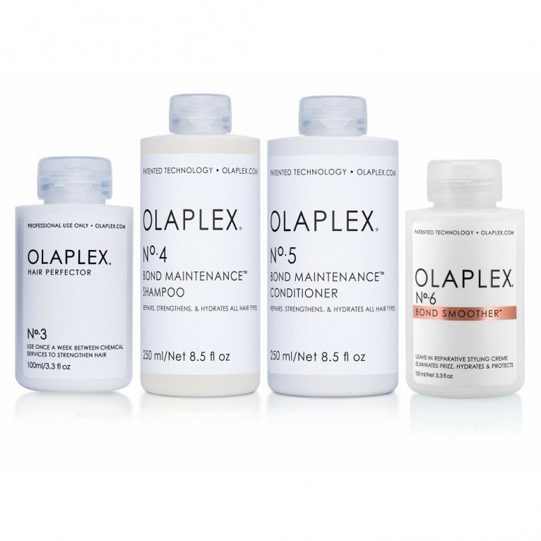 Olaplex  Bundle 4, Includes Perfector, Shampoo, Conditioner, Bond Smoother 3,4,5,6