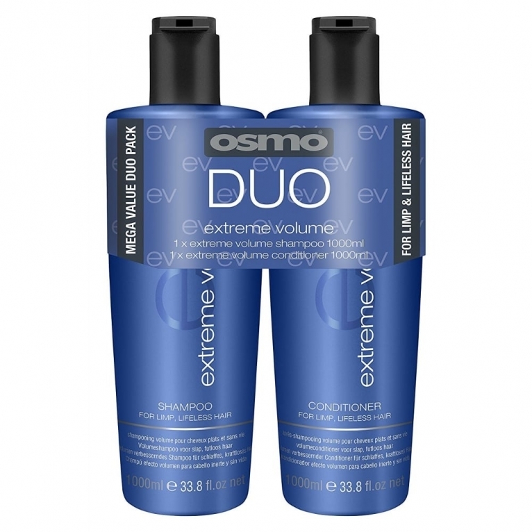Osmo  Extreme Volume Shampoo & Conditioner Twin 2 x 1000ml