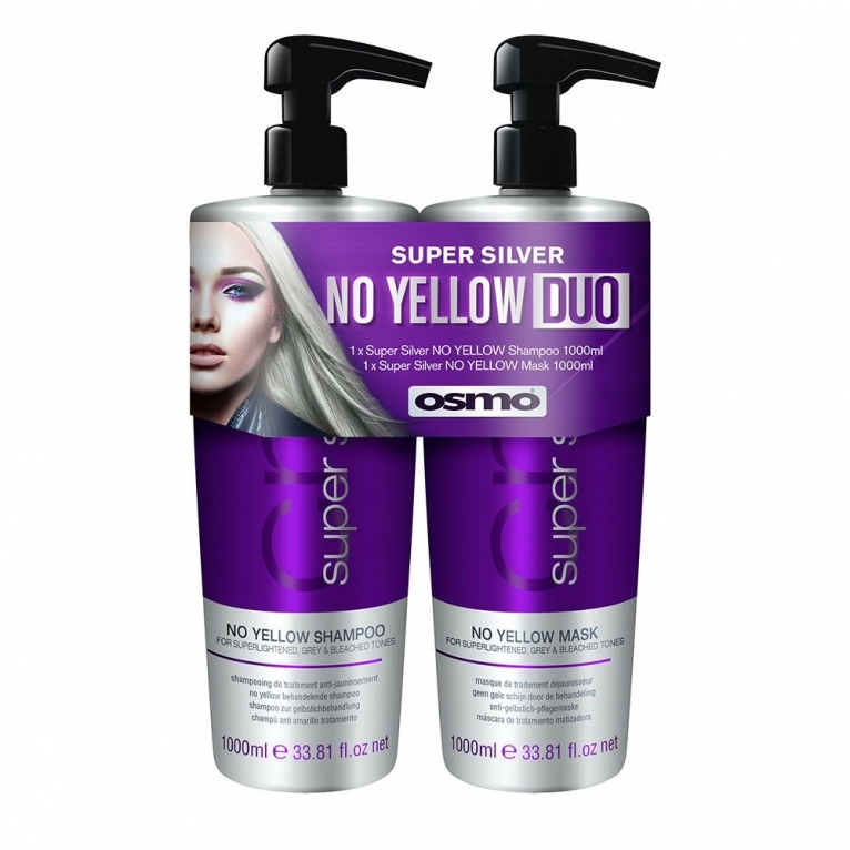 Osmo  Super Silver No Yellow Shampoo & Mask Duo Pack 2 x 1000ml