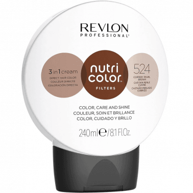 Revlon Professional Nutri Color Filters 524 Coppery Pearl Brown 240ml