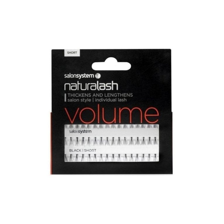 Salon System  Individual Lashes Black - Short