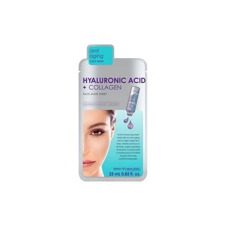 Skin Republic  Hyaluronic Acid + Collagen Anti-Aging Hydrating Face - 25ml
