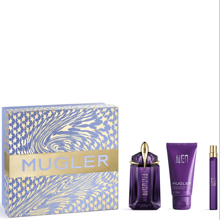 Thierry Mugler Alien Gift Set 60ml EDP-S, 10ml EDP-S & 50ml Perfumed ...