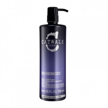TIGI Catwalk Fashionista Violet Conditioner For Blondes and Highlights 750ml.