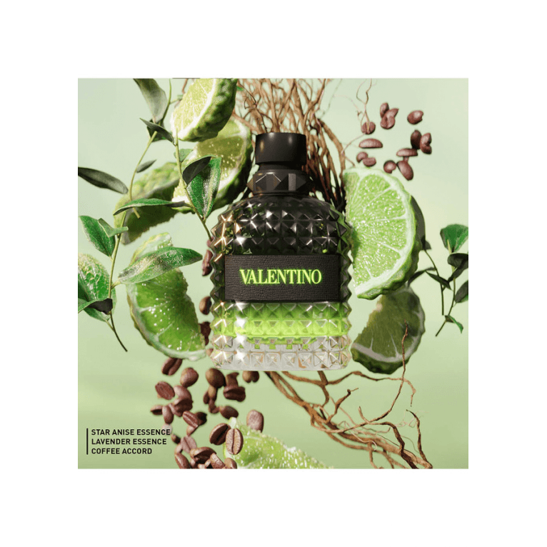 Valentino Uomo Born in Roma Green Stravaganza 100ml / 3.4 oz EDT NEW 2024