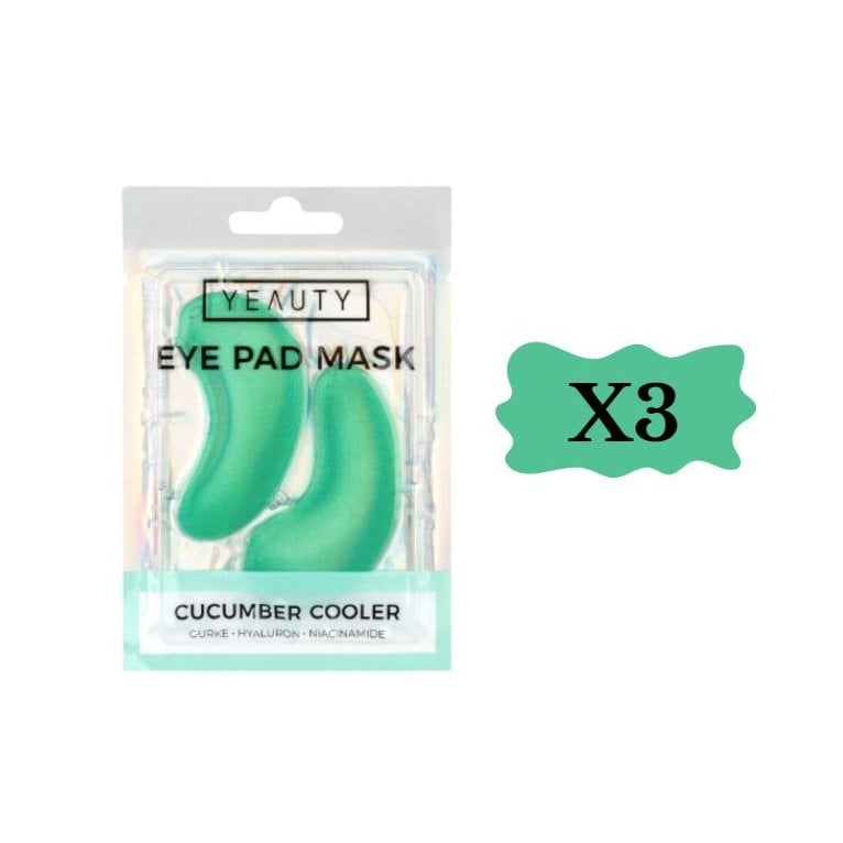 Yeauty  Cucumber Cooler Eye Pad Mask - 3 Packs