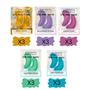Yeauty Eye Pad Mask Full Collection - 15 Packs